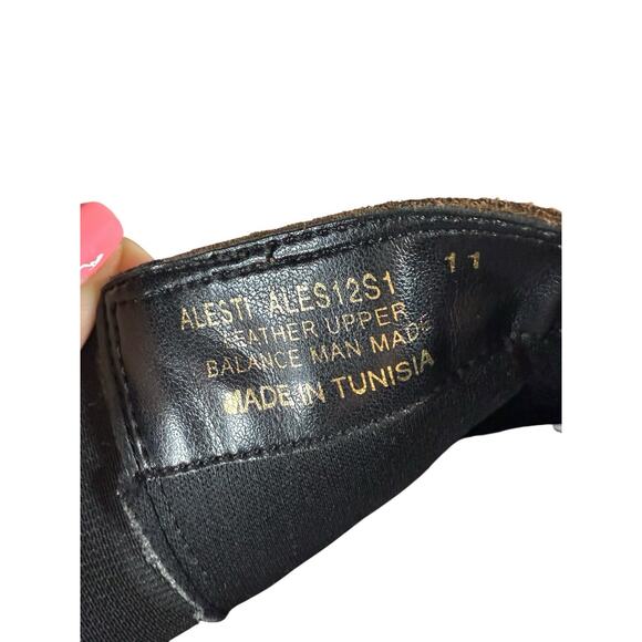 NEW Steve Madden Brown Suede Tall Platform Block Heel Boots sz 11 - Picture 14 of 14